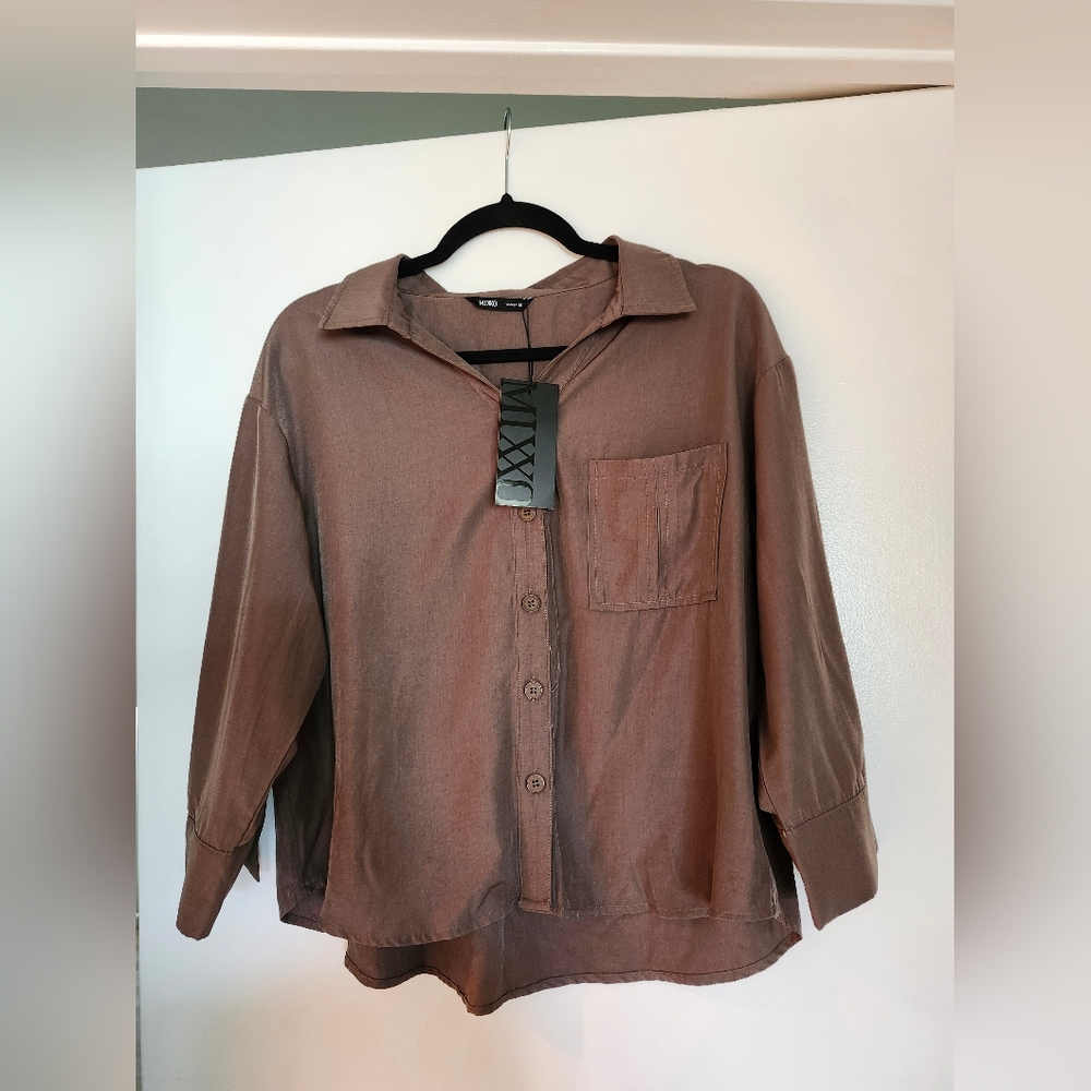 Dark brown Button Up